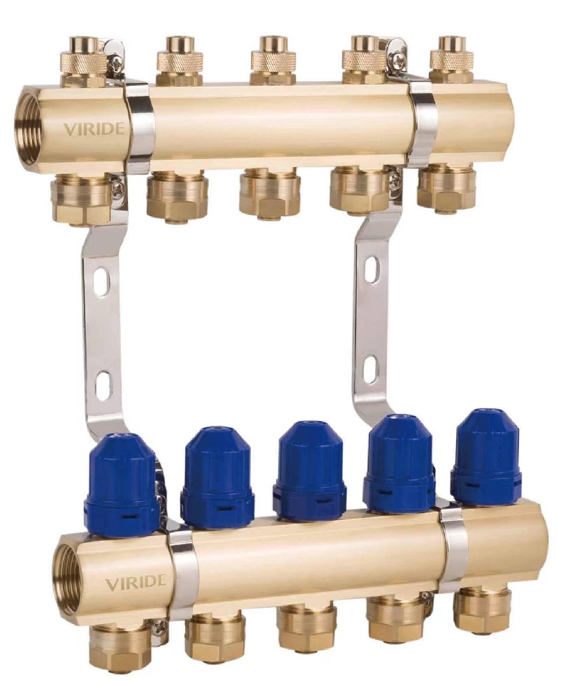 地暖混水中心、黄铜地暖分集水器